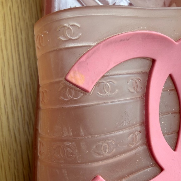 Chanel Jelly Slide Sandals – Pink / Rose – Size 40 - Picture 3 of 9